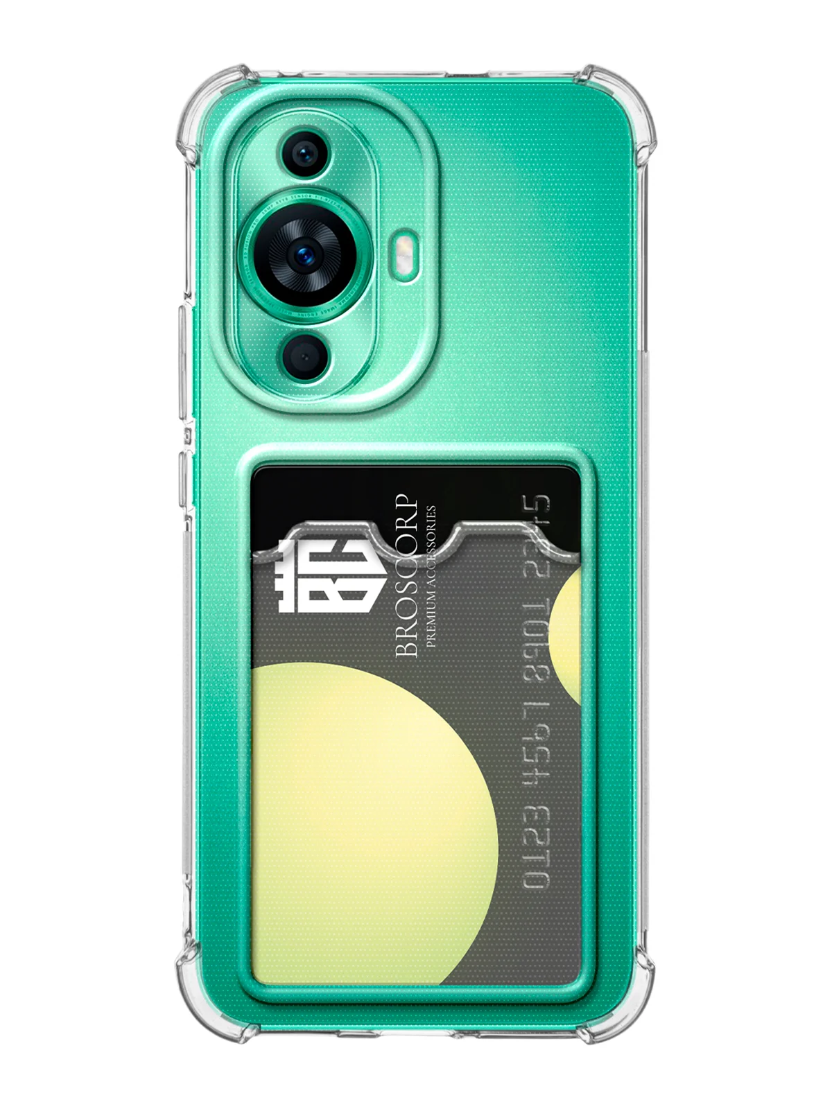 Молочный противоударный чехол для Huawei Nova 12S/12 Lite/12 Active Edition/11 силиконовый BROSCORP