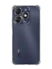 Прозрачный чехол для Itel A70 противоударный BROSCORP прозрачный с защитой камер и усиленными углами