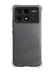 Прозрачный противоударный чехол для POCO F6 Pro/ Xiaomi Redmi K70/ K70 Pro силиконовый BROSCORP, углы