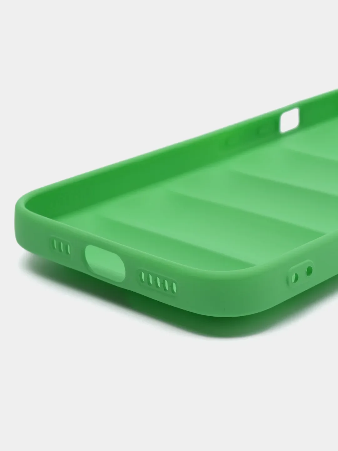 Зеленый чехол на iPhone (Айфон) 11, 13, 14, 15, 7, 8 Plus, X, XS, XR, 12 Pro / Max, силиконовый