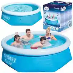 Бассейн надувной круглый  Bestway Fast Set