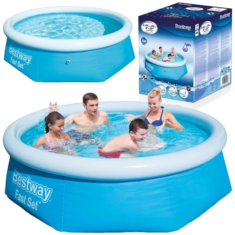 Бассейн надувной круглый  Bestway Fast Set