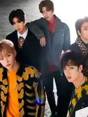 Бежевый меланж плакат/ Постер K-POP Stray Kids