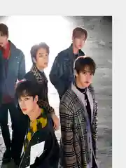 Бежевый меланж плакат/ Постер K-POP Stray Kids