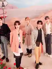 Коралловый меланж плакат/ Постер K-POP Stray Kids