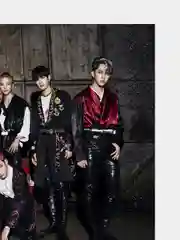 Серый меланж плакат/ Постер K-POP Stray Kids