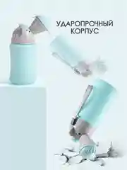 Голубой детский дорожный горшок, писсуар, портативный складной мобильный переносной туалет
