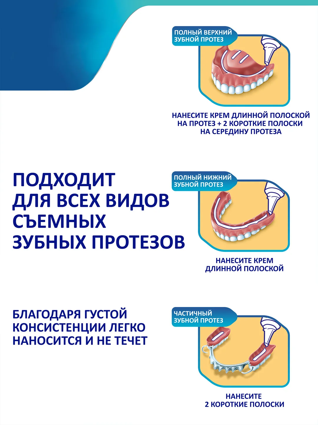 Крем для фиксации съемных зубных протезов Корега Нейтральный Вкус до 12 часов, 40 г, 2 шт