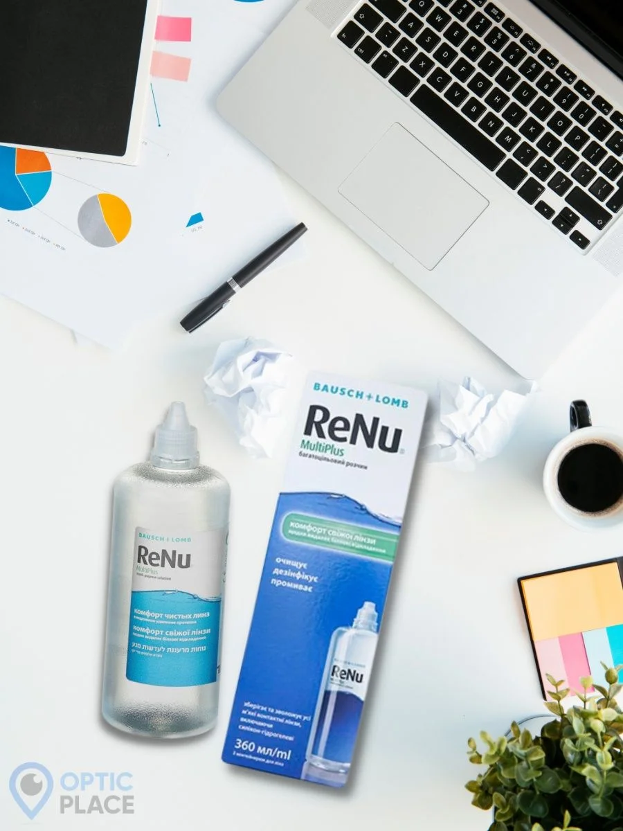 Раствор для контактных линз с контейнером Renu MultiPlus