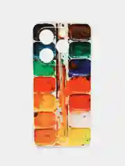 Бордовый силиконовый чехол на Tecno Spark Go 2024/20C / Текно Спарк Го 2024/20C с рисунком