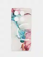 Ледяной чехол на Infinix GT 20 Pro / Инфиникс GT 20 Pro прозрачный, с рисунком, защита камеры