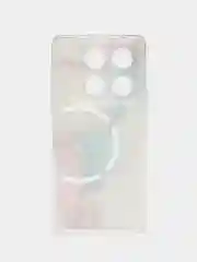 Ледяной чехол на Infinix GT 20 Pro / Инфиникс GT 20 Pro прозрачный, с рисунком, защита камеры