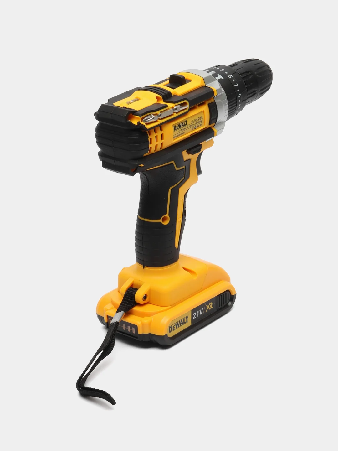 Желтый шуруповерт ударный, бесщеточный Makita/DeWalt 21V