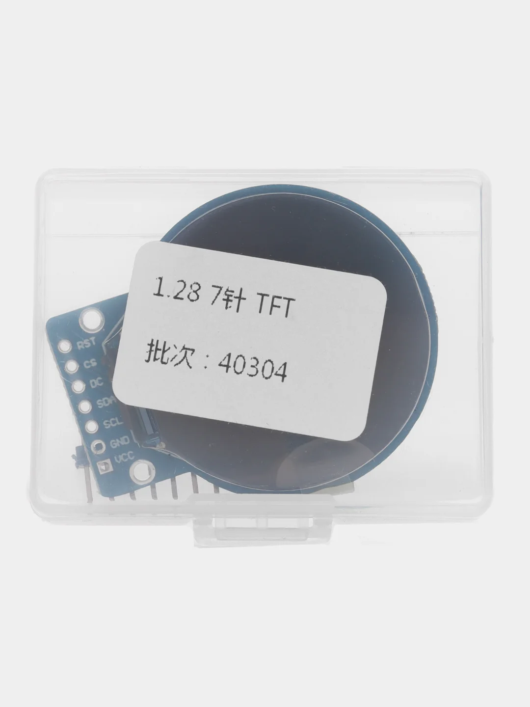 Дисплей 1.28", TFT, 240x240, IPS, RGB