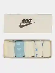 Носки Nike 37-41 голубые, подарочные 5 пар, в стильной коробке, набор