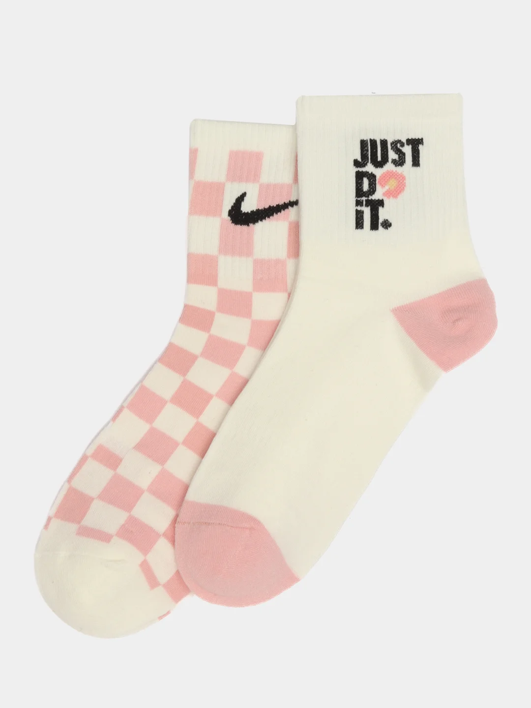 Носки Nike 37-41 розовые, подарочные 5 пар, в стильной коробке, набор