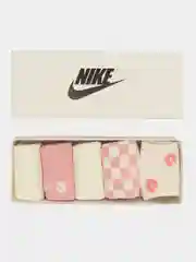 Носки Nike 37-41 розовые, подарочные 5 пар, в стильной коробке, набор