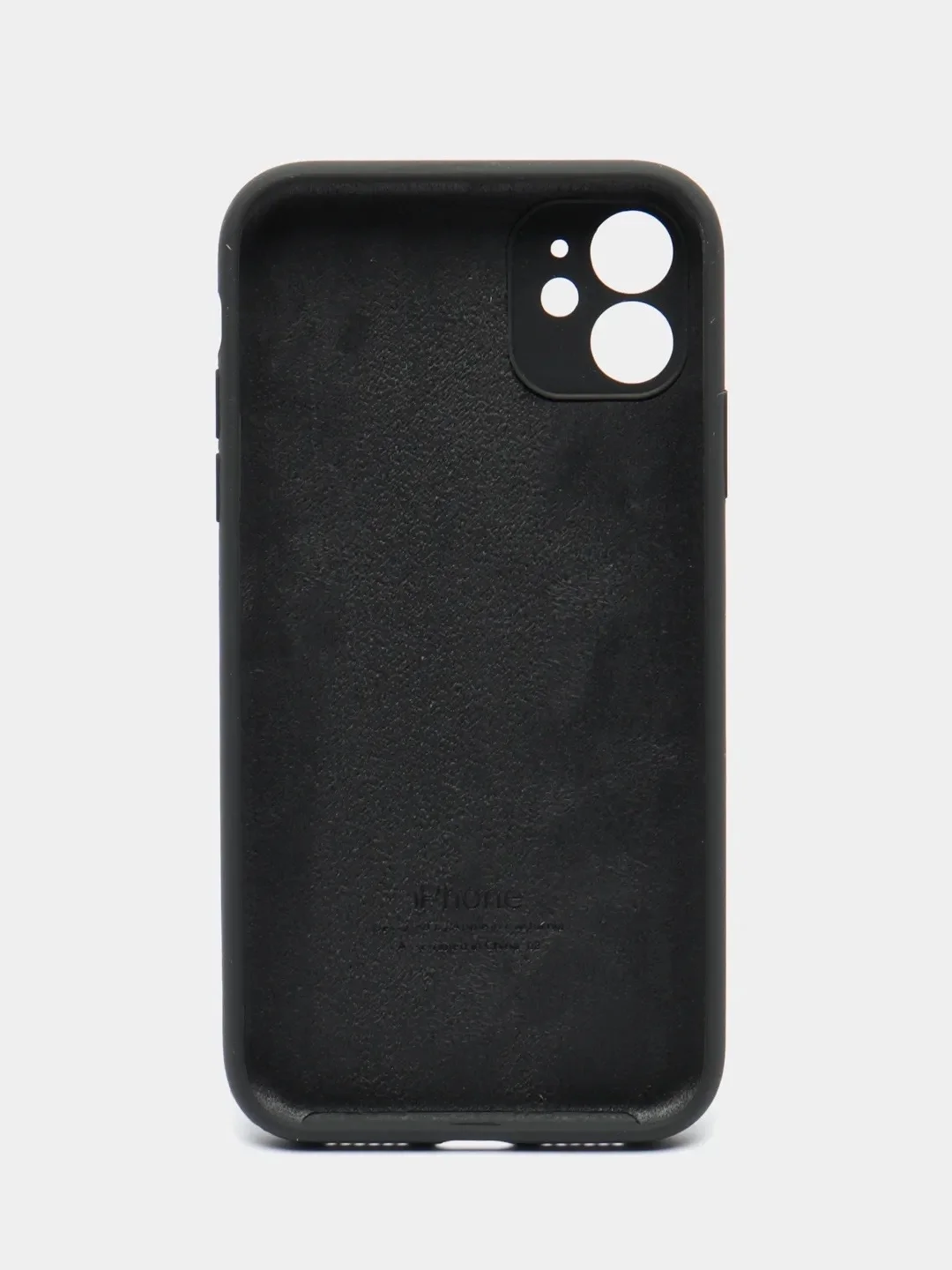 Угольный чехол iPhone, Айфон 11, 12, 12 Pro, 13, 13 Pro, 13 Pro Max силиконовый с защитой камеры