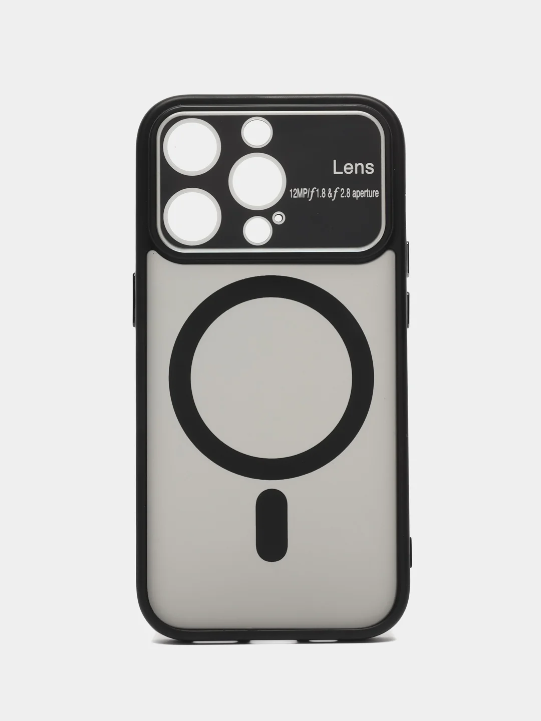 Черный роскошный матовый противоударный чехол iPhone с Magsafe IPhone 15, 14, 13, 12, 11 Pro MAX, Plus
