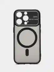 Черный роскошный матовый противоударный чехол iPhone с Magsafe IPhone 15, 14, 13, 12, 11 Pro MAX, Plus