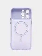 Светло-синий роскошный матовый противоударный чехол iPhone с Magsafe IPhone 15, 14, 13, 12, 11 Pro MAX, Plus