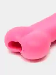 Розовый игрушка жевателльная для мелких собак, щенков, Кость дентальная