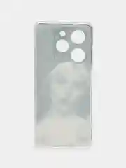 Бронзовый силиконовый чехол на Tecno Spark Go 2024/20C / Текно Спарк Го 2024/20C с рисунком