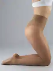 Карамельный kолготки женские с утяжкой ажурными трусиками Giulia Body 40 Den корректирующие