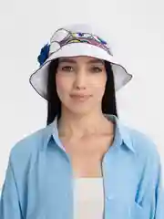 Индиго шляпа женская на лето