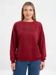 Бордовый свитшот
