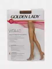 Светло-бежевый колготки прозрачные эластичные 40 den Golden Lady VITA