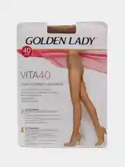 Светло-коричневый колготки прозрачные эластичные 40 den Golden Lady VITA