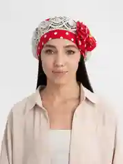 Красный берет женский
