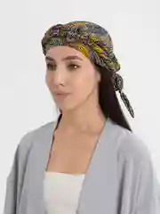 Шоколадный бандан на голову женский