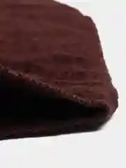 Шоколадный рукавица махровая