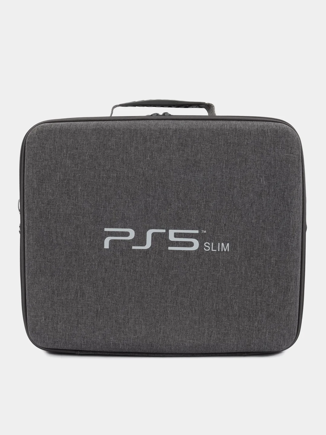 Серый сумка кейс для игровой приставки PS5 Slim