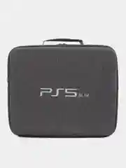 Серый сумка кейс для игровой приставки PS5 Slim