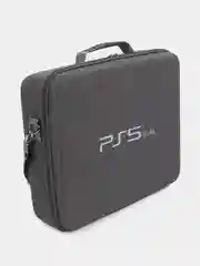 Серый сумка кейс для игровой приставки PS5 Slim