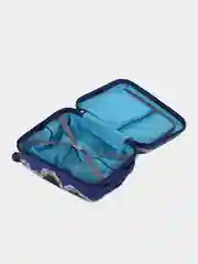 Аметистовый детский чемодан на колесах, пластиковый,ручная кладь