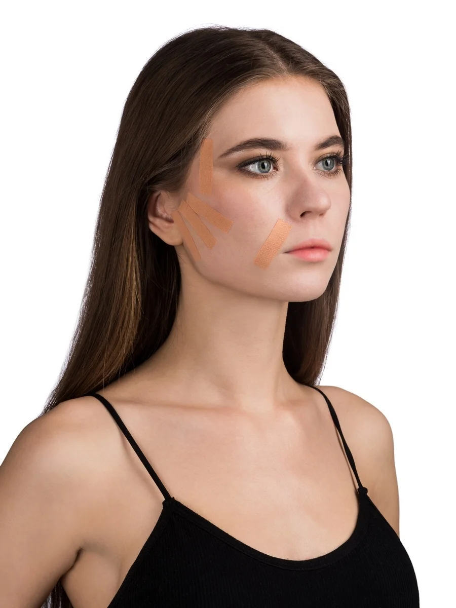 GLOW CARE Кинезиотейп косметический для лица, 1 шт.