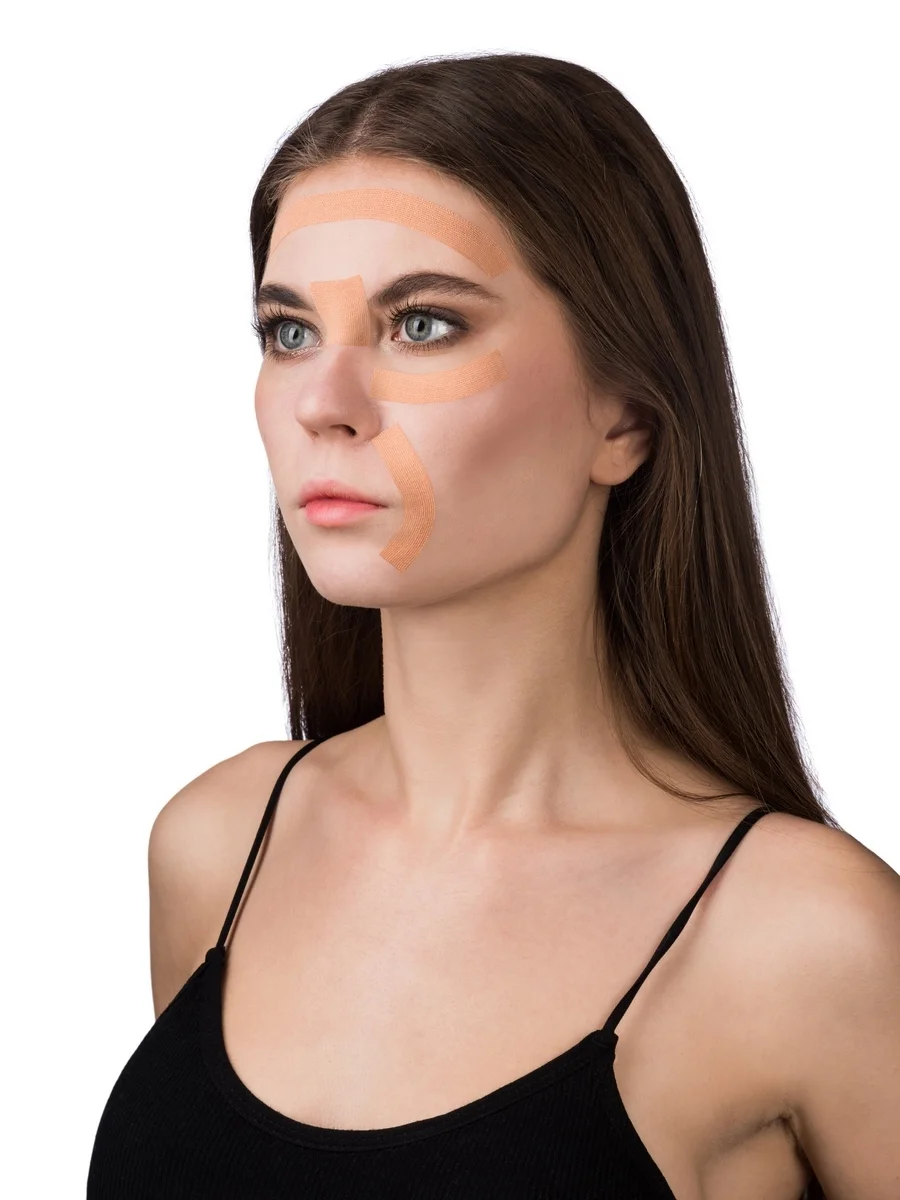 GLOW CARE Кинезиотейп косметический для лица, 1 шт.
