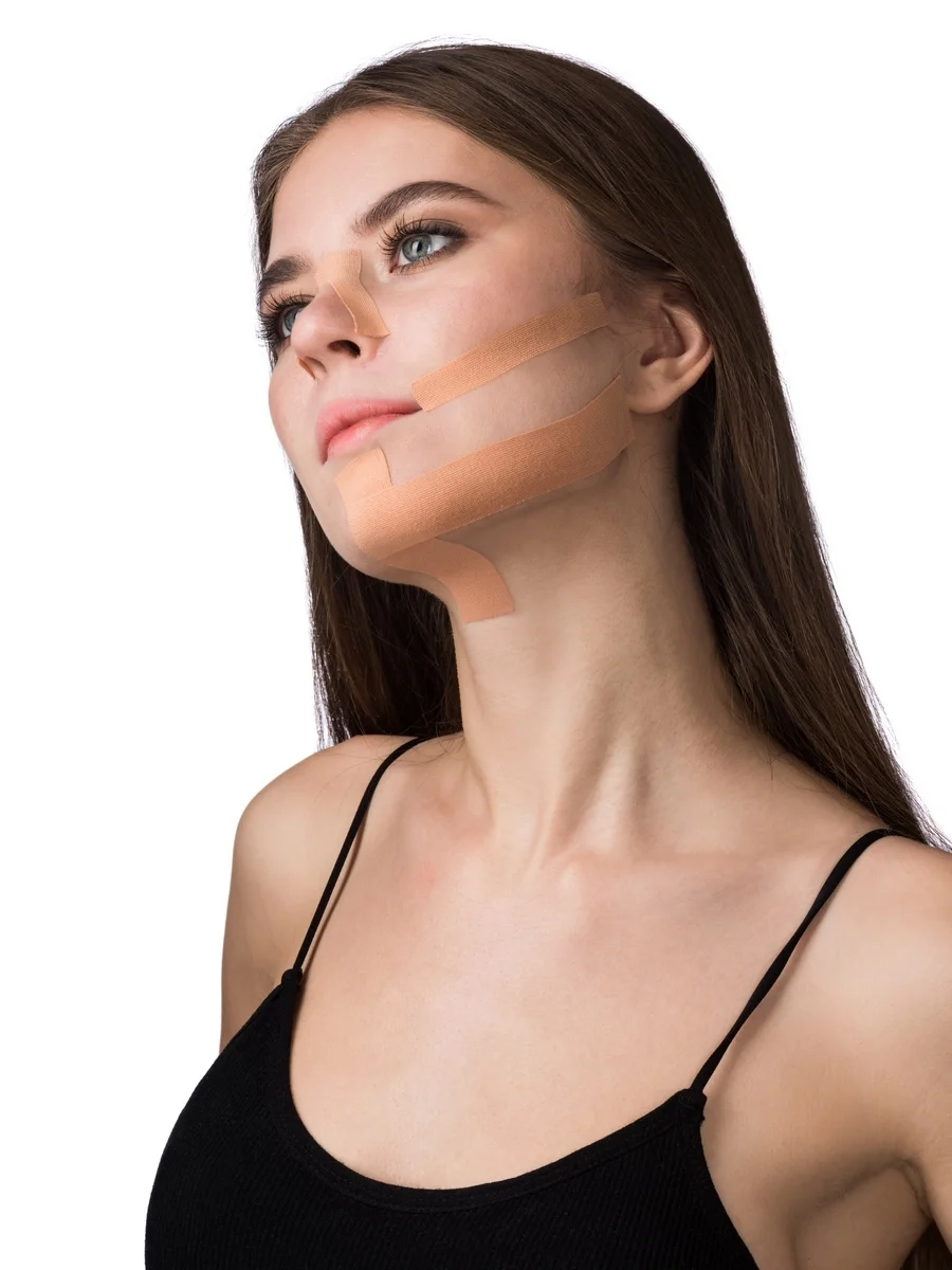 GLOW CARE Кинезиотейп косметический для лица, 1 шт.