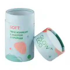 GLOW CARE Менструальные чаши Soft c мешочком, размер S (18 мл) и M (25 мл), 2 шт.
