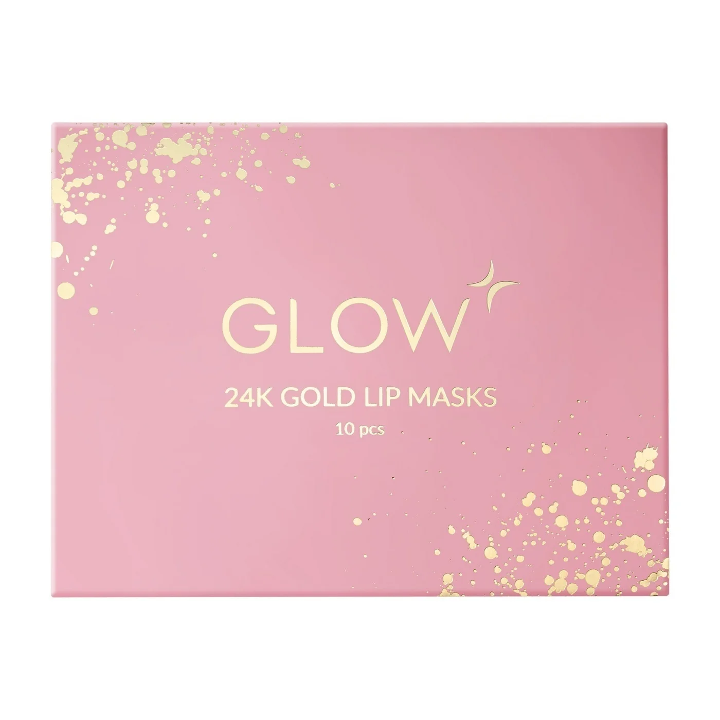 GLOW CARE Маска-патч гидрогелевая для губ с коллоидным золотом 24K GOLD, 10 шт.