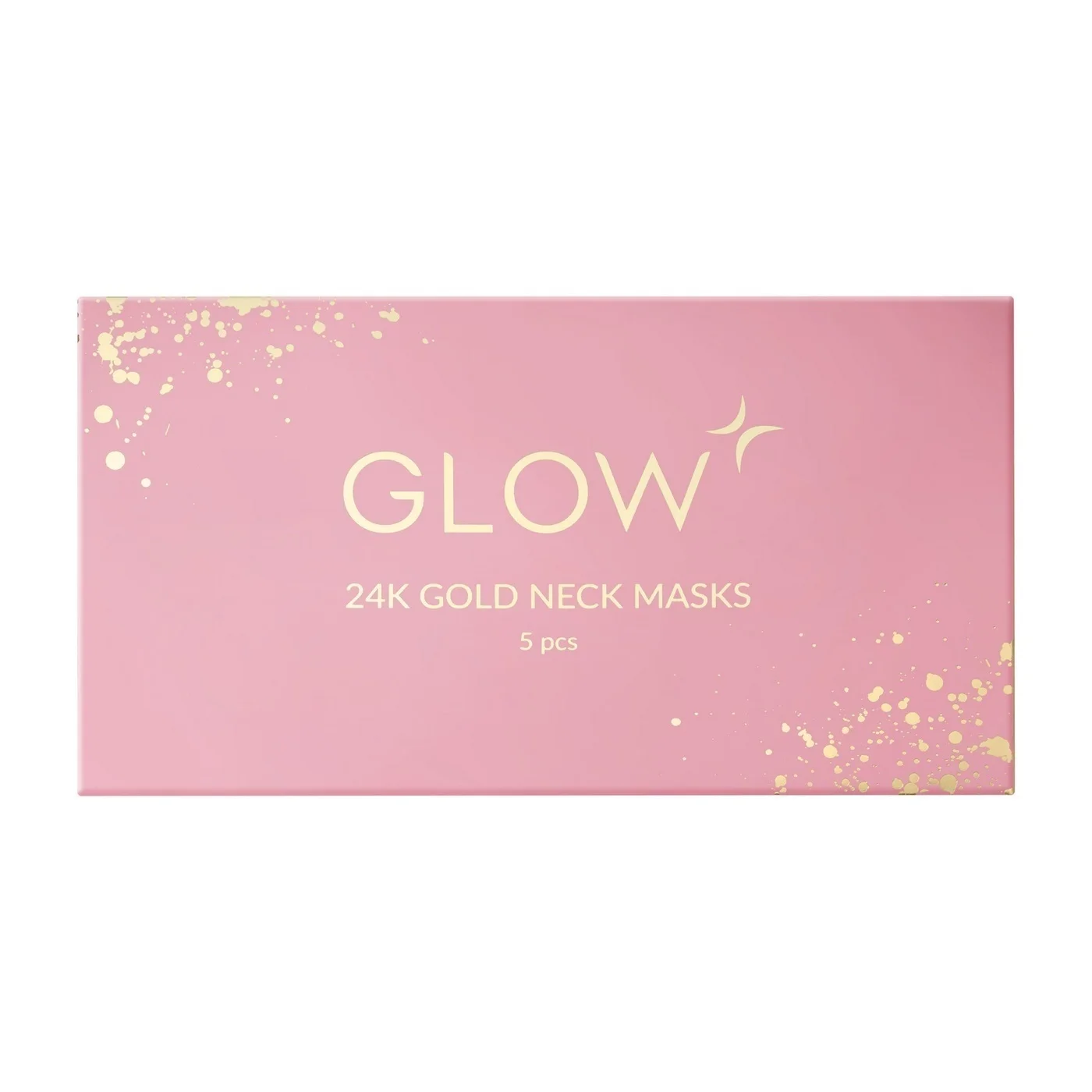 GLOW CARE Маска-патч гидрогелевая для шеи с коллоидным золотом 24K GOLD, 5 шт.