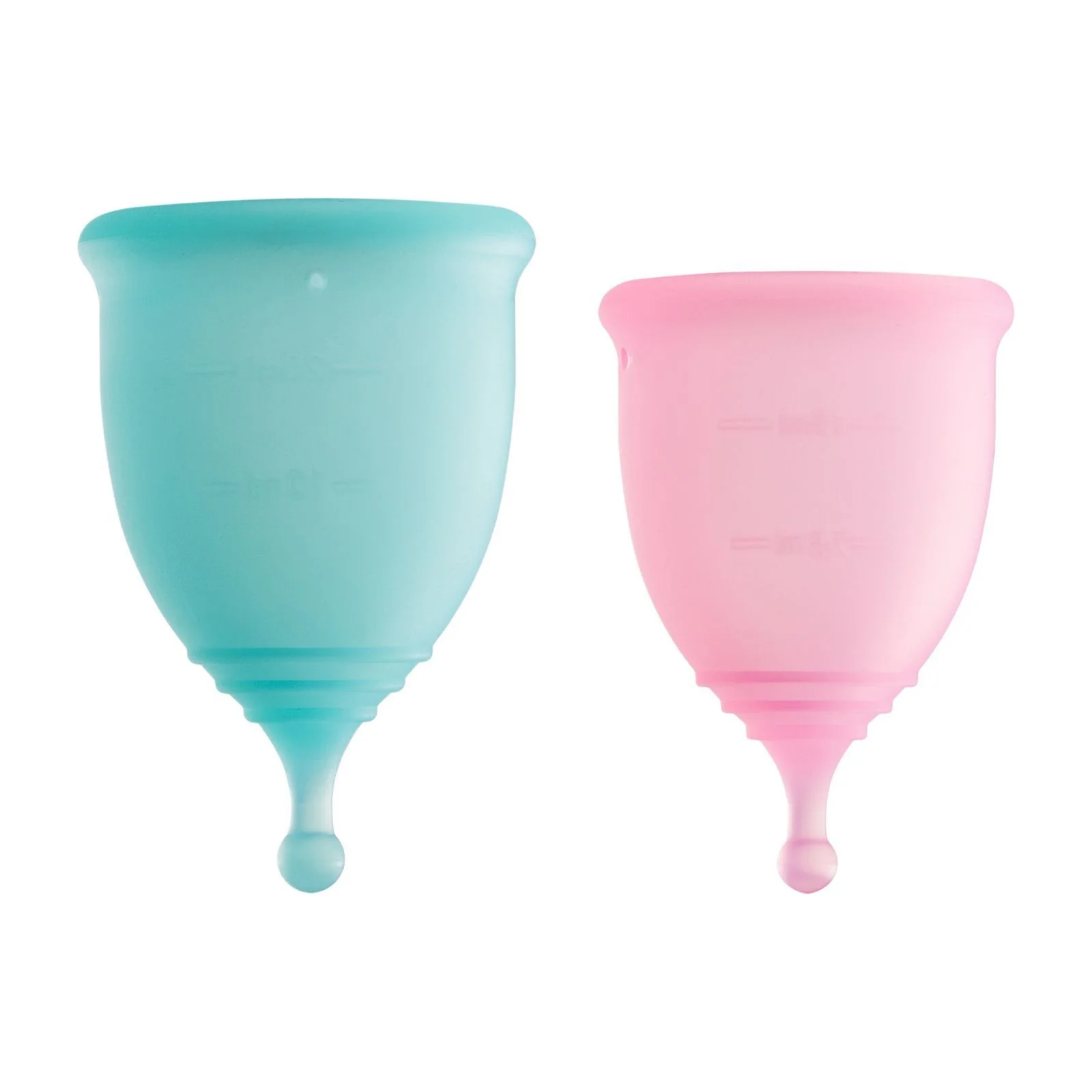 GLOW CARE Менструальные чаши Classic c мешочком, размер S (18 мл) и M (25 мл), 2 шт.