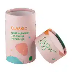 GLOW CARE Менструальные чаши Classic c мешочком, размер S (18 мл) и M (25 мл), 2 шт.