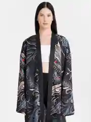 Зеленый хаори, кимоно