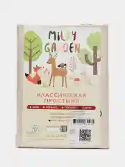 Простынь сатин Milky Garden "Котики (компаньон)" 150x215 см, 200x215 см, 240x215 см
