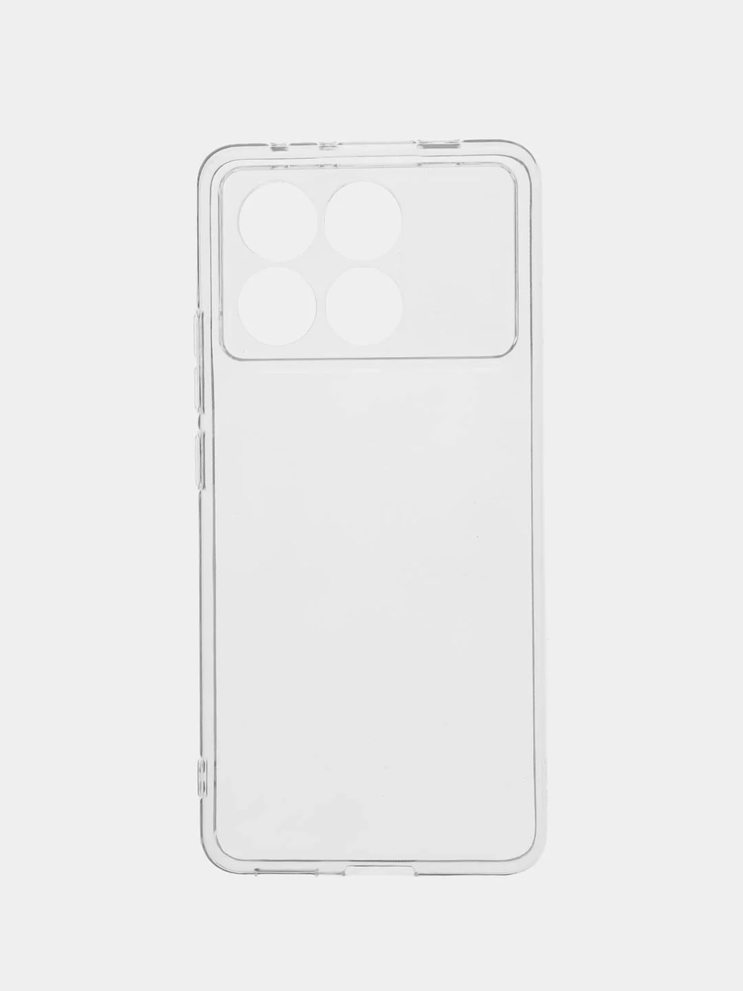 Прозрачный чехол Xiaomi Redmi K70E / Poco X6 Pro, Сяоми Редми К70Е / Х6 Про, прозрачный, силиконовый